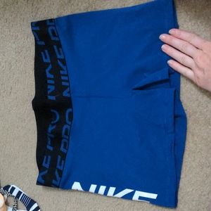 Blue shorts